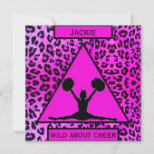 Cheerleading Leopard Wild About Cheer (Front)