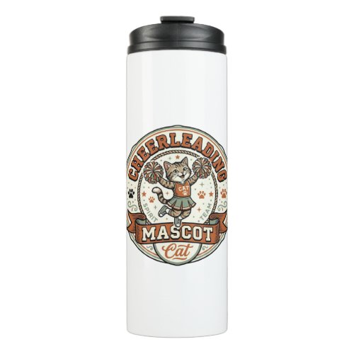 Cheerleading Mascot Cat Cheerleading Mascot Cat Vi Thermal Tumbler