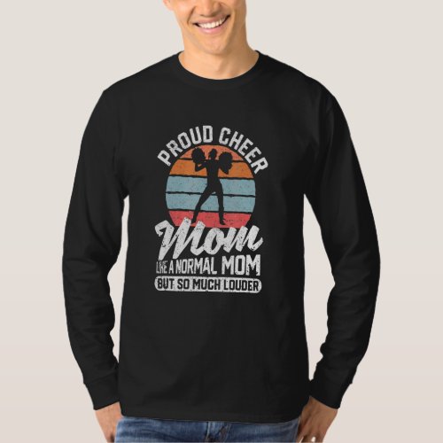 Cheerleading Mothers Day Cheerleader Proud Cheer  T_Shirt