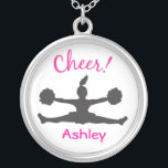 Cheerleading Necklace<br><div class="desc">Give your cheerleader this fun and customizable "Cheerleading Necklace".</div>