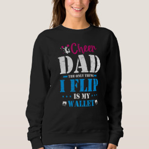 Cheerleading Papa Dad Daddy Grandfather Father's D Sweatshirt
