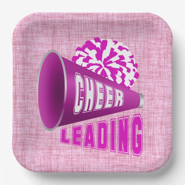Cheerleading  paper plates (Front)
