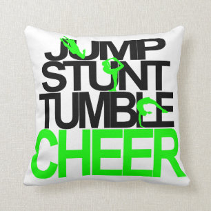 Cheerleading Pillow Jump, Stunt, Tumble, Cheer