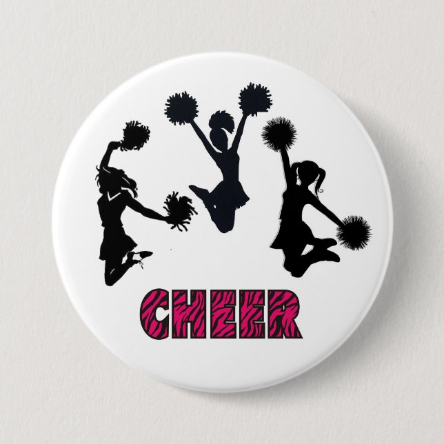CHEERLEADING PINBACK BUTTON (Front)