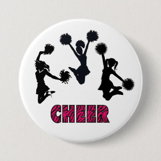 CHEERLEADING PINBACK BUTTON