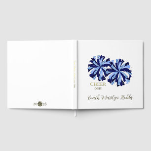 Cheerleading Pom Poms Personalized Foil Scrapbook