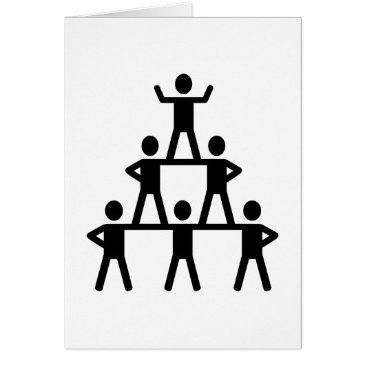 Cheerleading Pyramid Cards (Front)
