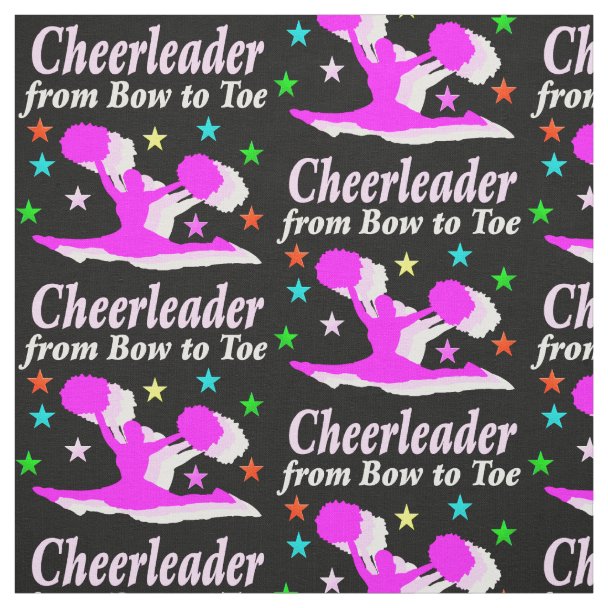 CHEERLEADING FOREVER FABRIC Zazzle
