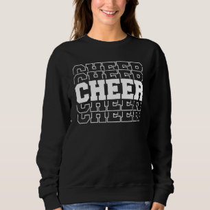 Cheerleading Retro Graphic Women Cheer Mom Sweatshirt