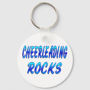 CHEERLEADING ROCKS KEYCHAIN
