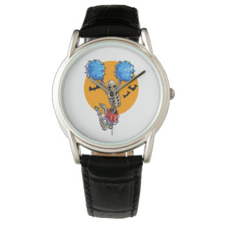 Cheerleading Skeleton Halloween Cheer Mom Girls Wo Watch