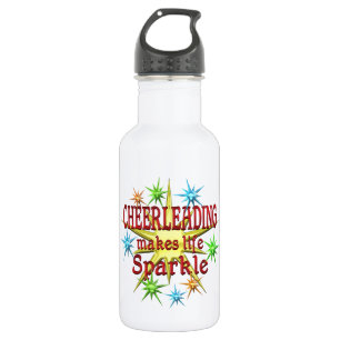 Cheerleading Sparkles Water Bottle