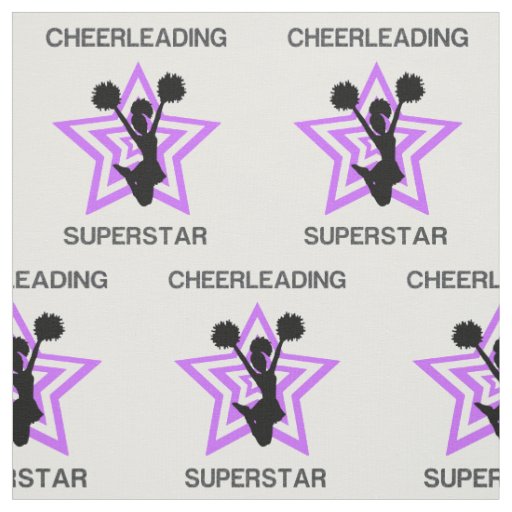 Cheerleading Superstar Fabric