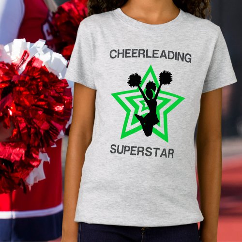 Cheerleading Superstar Girls T_Shirt