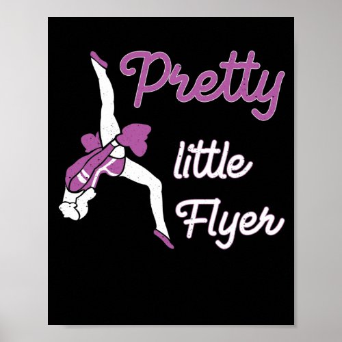 Cheerleading Team Cheerleader Pretty Little Flyer Poster