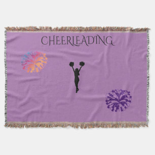 Cheerleading throw blanket. throw blanket
