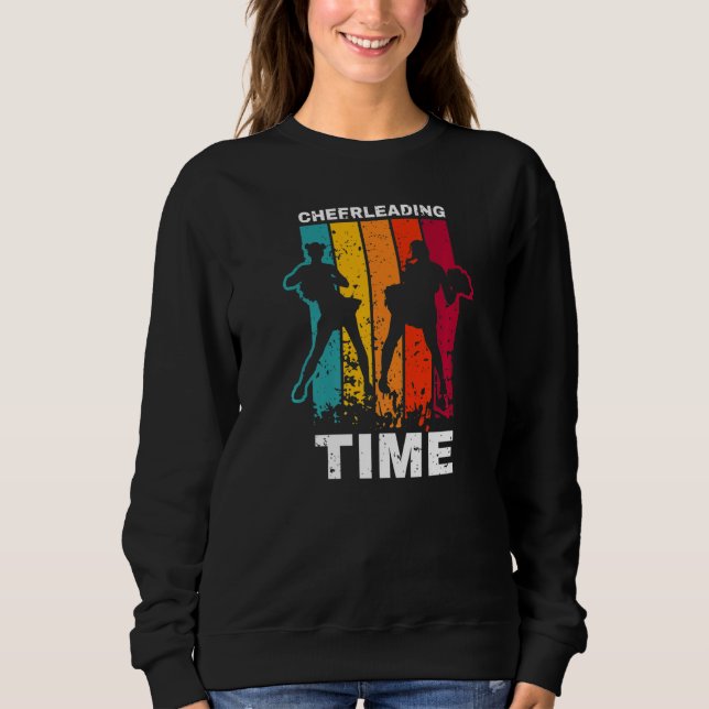 Cheerleading Time Cheerleader   Sweatshirt (Front)