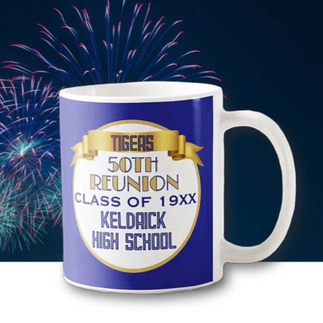 Cheers! 50th Class Reunion Favor Mug (Creator Uploaded)