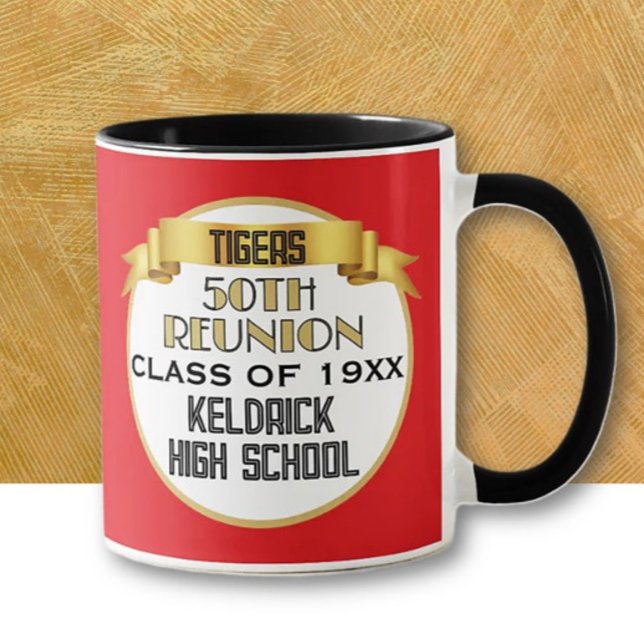 Cheers! 50th Class Reunion Favor Mug (Creator Uploaded)