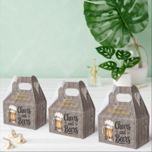 Cheers and Beers Adult Birthday Party Favor Boxes