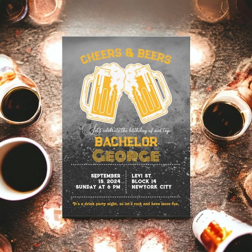 Cheers and Beers Invitation