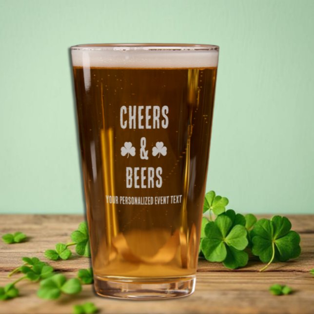 Cheers and Beers Party Event Pint Glass (Creator Uploaded)