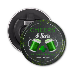 Cheers and Beers St. Patricks Day Party  Bottle Opener