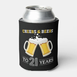 Cheers and Beers to 21 Years Can Cooler