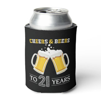 Cheers and Beers to 21 Years Can Cooler