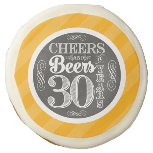Cheers and Beers to 30 Years Sugar Cookies _ 35