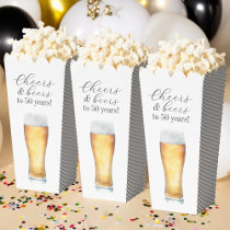 Cheers and Beers to 50 Years Birthday Party Favor Boxes