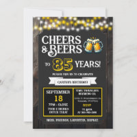 Cheers and Beers to 85 Years Brewery Birthday