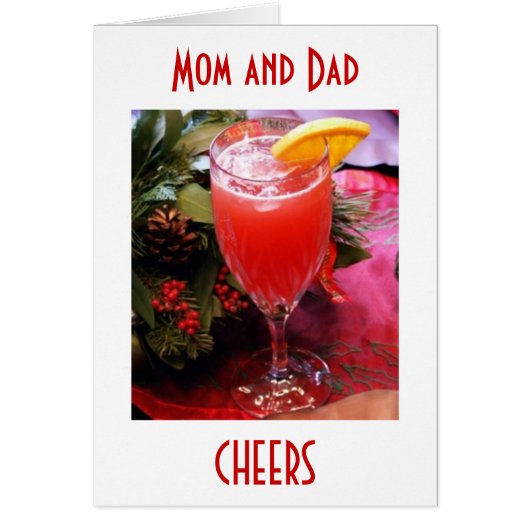 CHEERS AND LOVE "MOM AND DAD" THIS CHRISTMAS (Front)