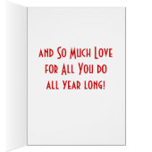 CHEERS AND LOVE "MOM AND DAD" THIS CHRISTMAS (Inside (Right))