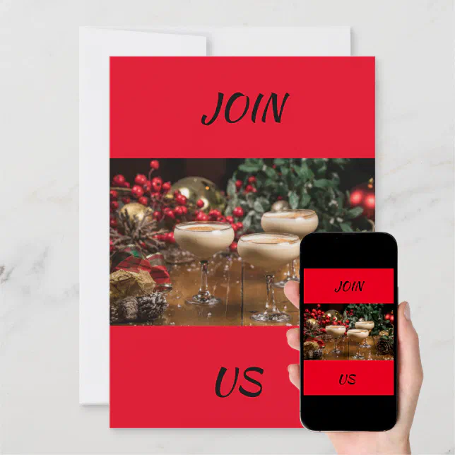 **CHEERS AND SALUTATIONS** CHRISTMAS PARTY INVITATION Zazzle