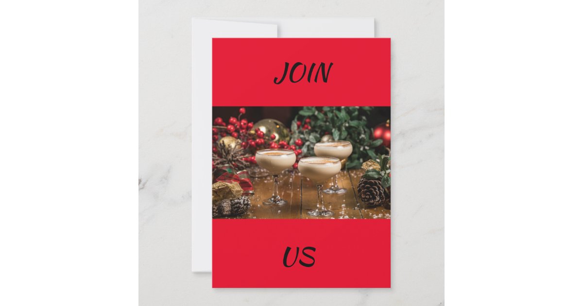 **CHEERS AND SALUTATIONS** CHRISTMAS PARTY INVITATION Zazzle