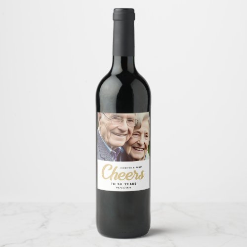 Cheers Anniversary Year Photo Gift