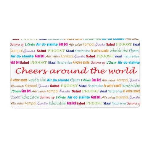 Cheers_around the world label
