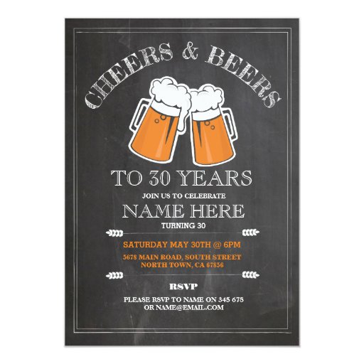 30 Birthday Party Invitations 7