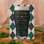Cheers & Beers Guinness Pint 40th Birthday Invitation<br><div class="desc">Celebrate in style this year with these trendy Guinness pint Birthday invitations. The design is easy to personalize with your own wording and your family and friends will be thrilled when they receive these fabulous party invites.</div>