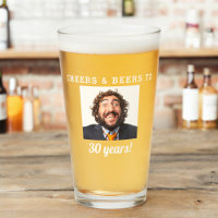 Cheers & Beers Milestone Birthday Photo Keepsake