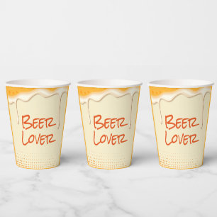 Cheers & Beers – Party Paper Cups for Beer Lovers