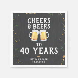 Cheers & Beers Pub Style Napkins