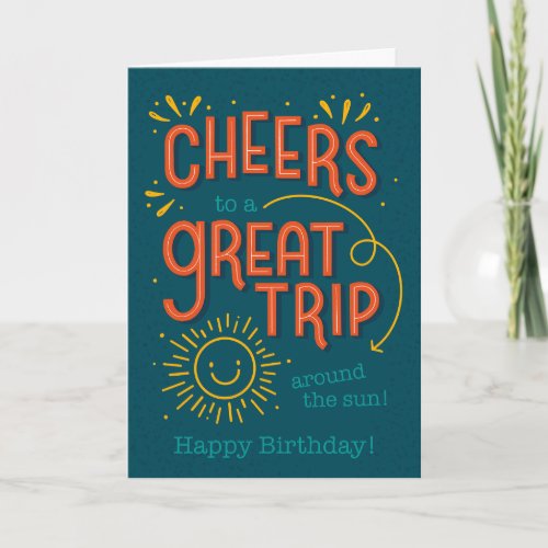 Cheers Birthday Card