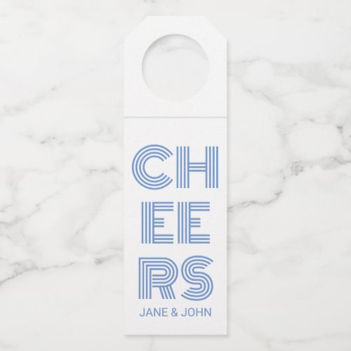 Cheers Bottle Tag