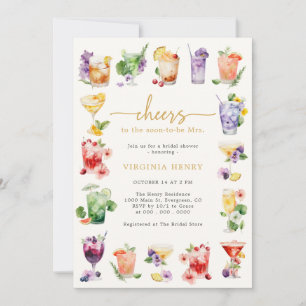 Cheers Bridal Shower Invitation