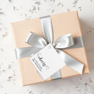 Cheers Bride To Be Wedding Event Favor Tags