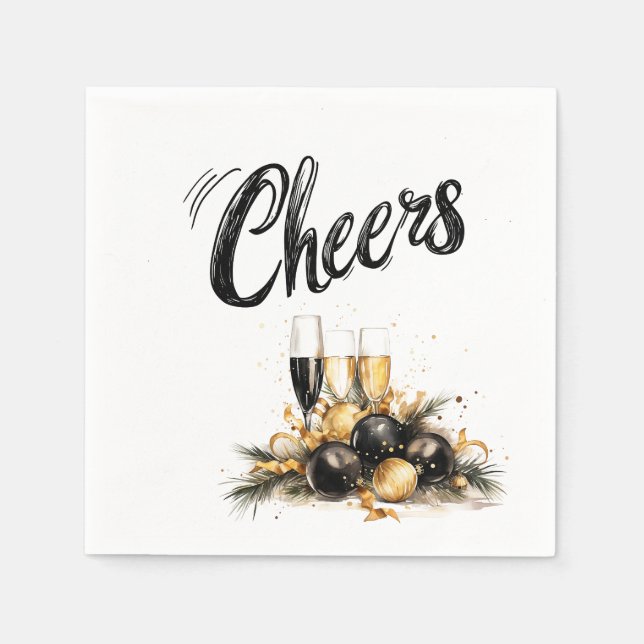  "Cheers" Celebration Napkins  (Front)