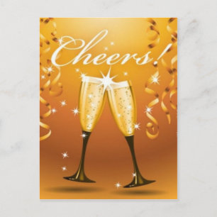 Cheers celebration postcard