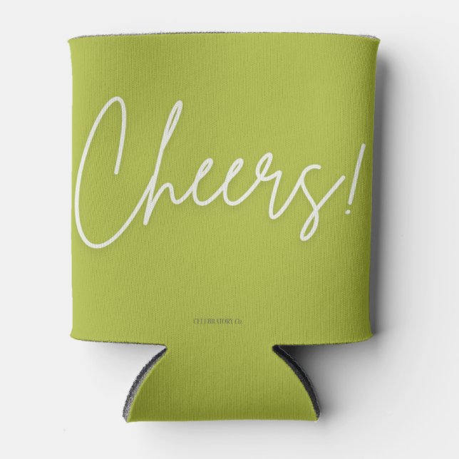CHEERS Chic Drink Coozie Can Cooler (Front)